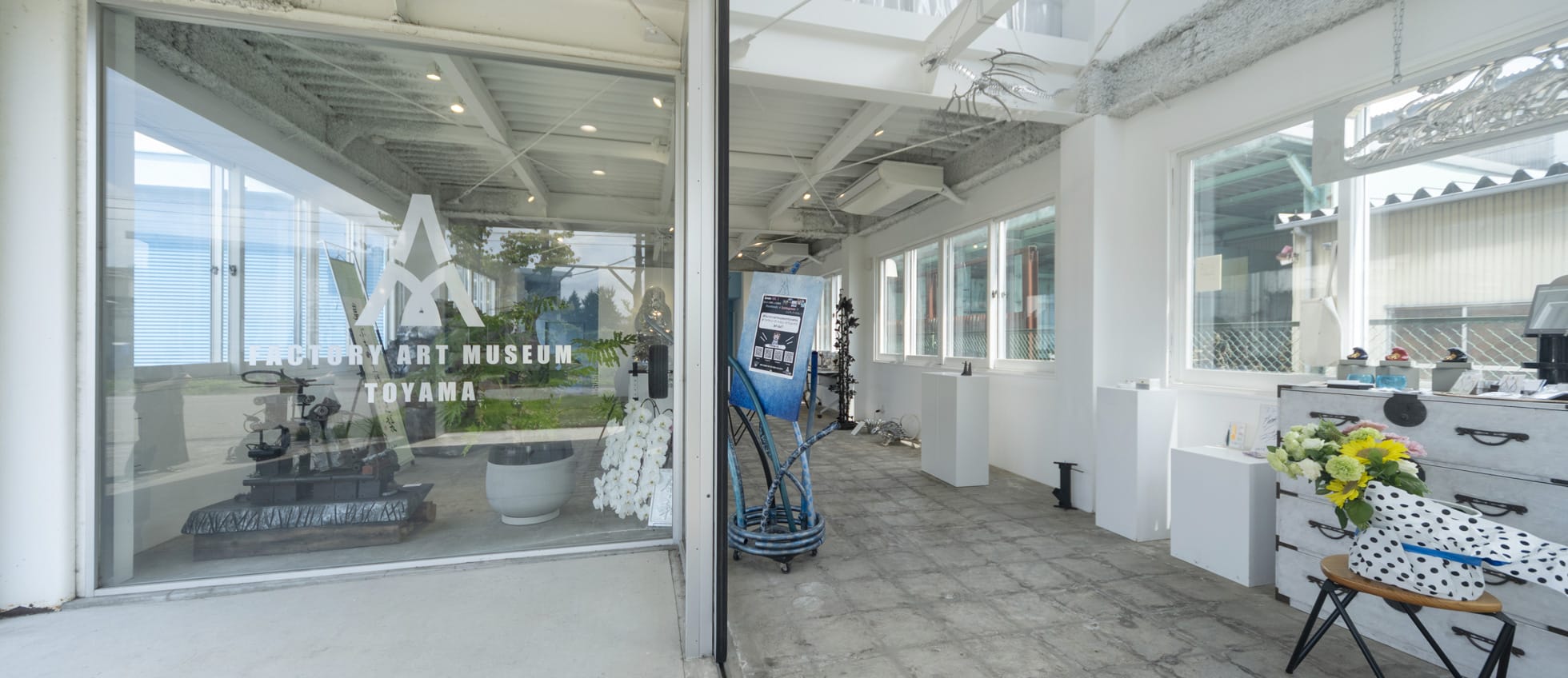 FACTORY ART MUSEUM TOYAMAの館内